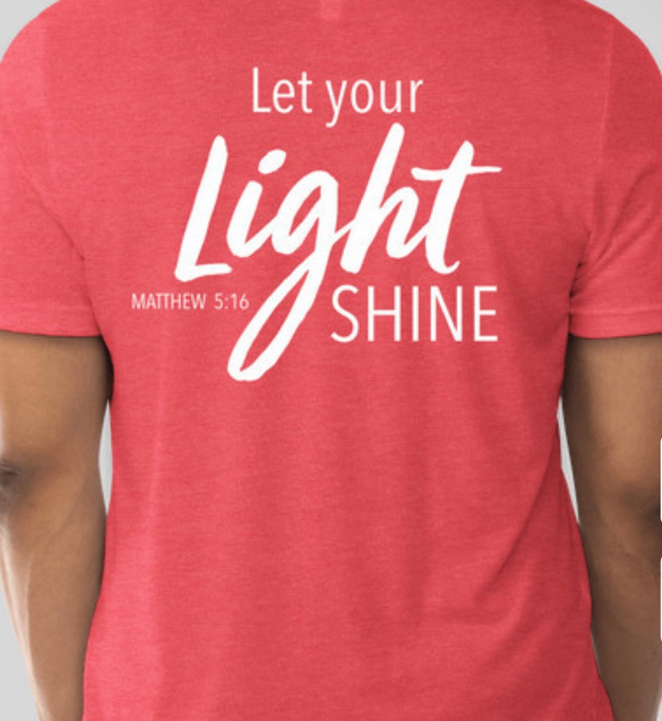 Adult “Let Your Light Shine” T-Shirt