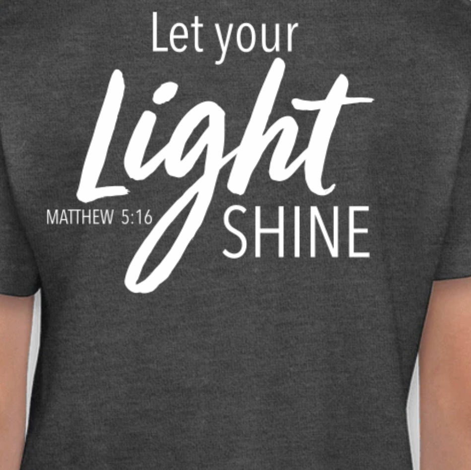Adult “Let Your Light Shine” T-Shirt